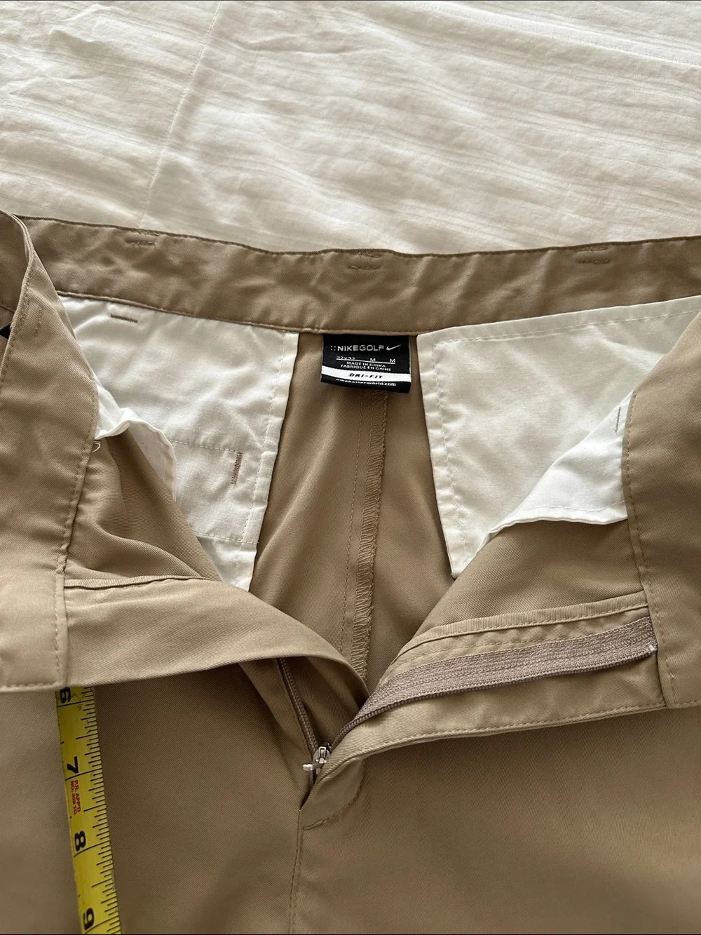 Nike Khaki/Tan Golf Pants Dri-FIT